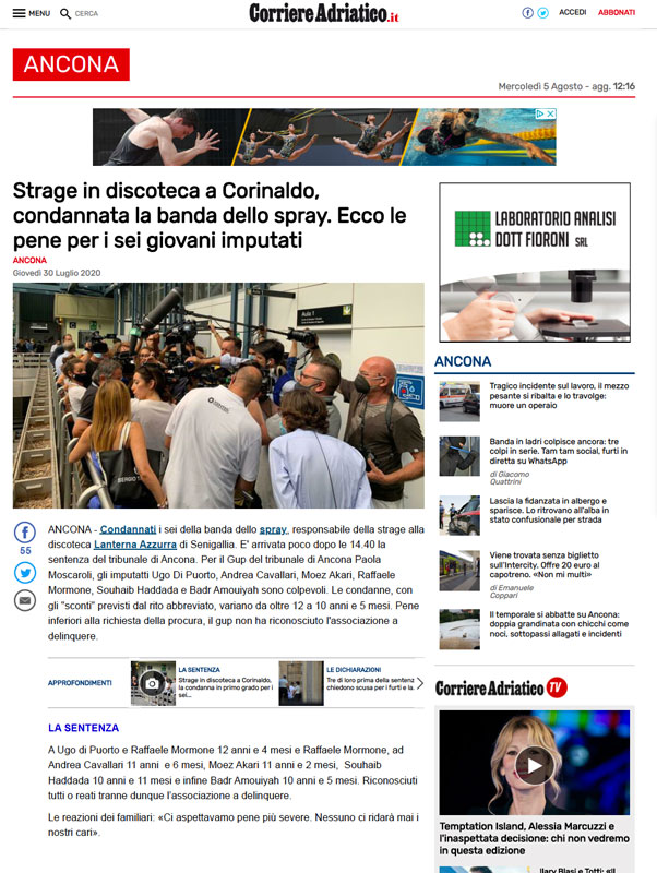 Strage-di-Corinaldo---Articolo-del-Corriere-Adriatico